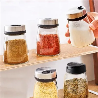 Glass Bottle Shaker Set